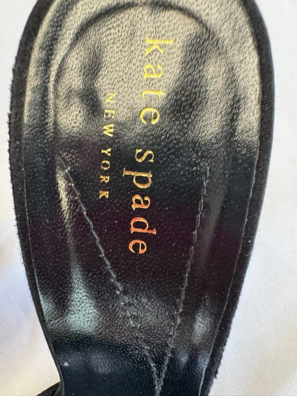 Kate Spade Peep Toe Bow Satin Evening Heels Vintage Size 7